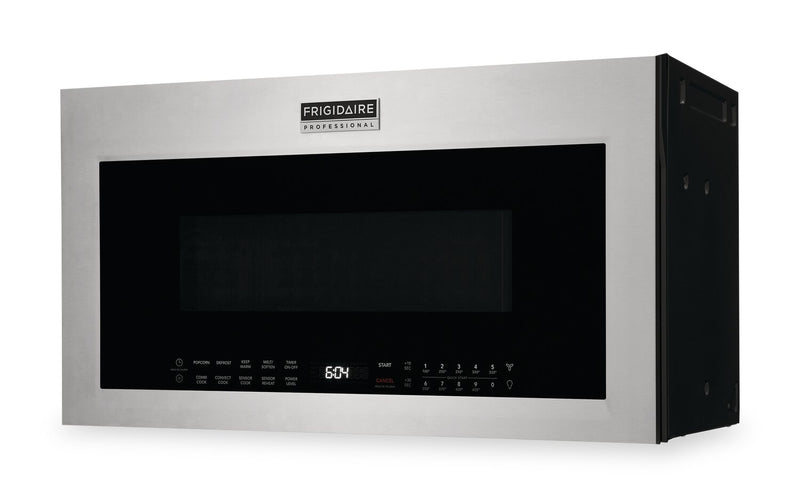 Four à micro-ondes à hotte intégrée Frigidaire Professional de 1,9 pi³ avec cuisson par convection et cuisson par capteur - acier inoxydable Smudge-ProofMD - PMOS198CAF