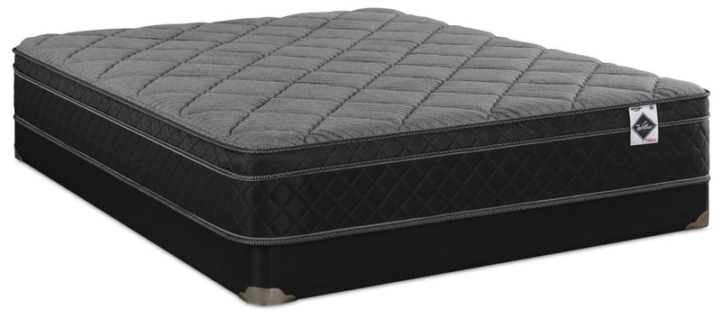 Ensemble matelas à Euro-plateau à profil bas dans une boîte Aspen de Springwall pour grand lit
