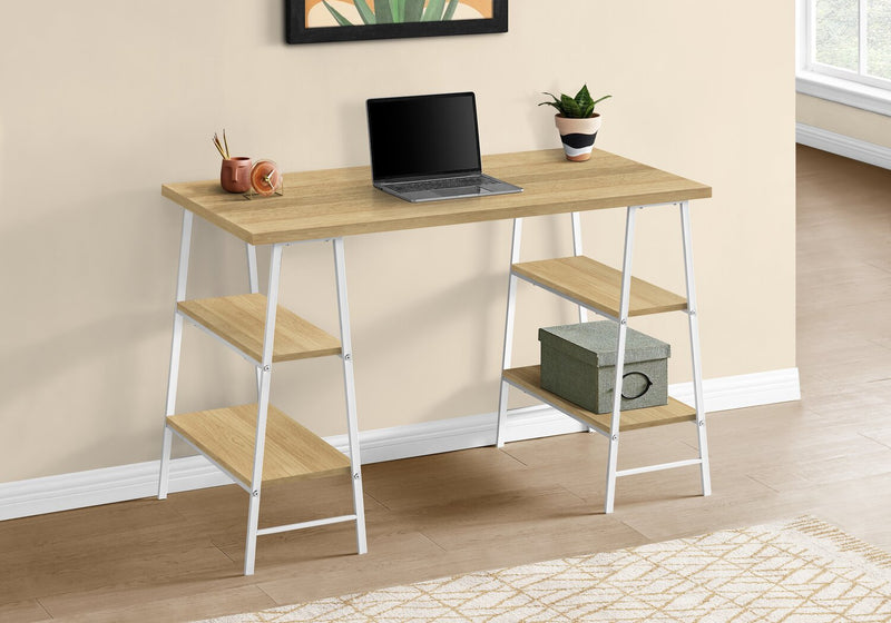Bureau Jonnie de 47,25 po avec pattes de type chevalet - naturel