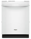Lave-vaisselle encastré Whirlpool de 24 po et de 44 dBA avec commandes sur le dessus - blanc - WDT550SAPW