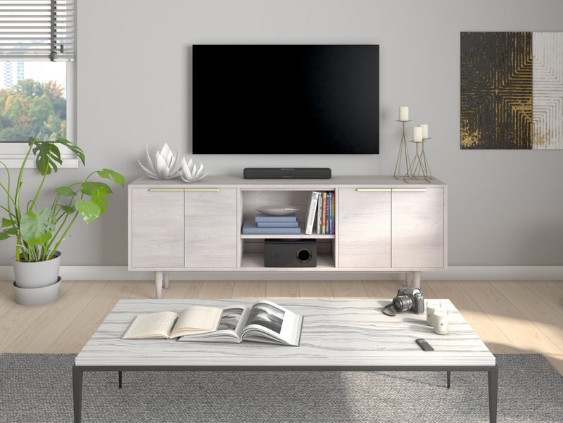 Barre de son compacte à 2.1 canaux YAMAHA avec DolbyMD Digital et caisson d’extrêmes graves sans fil (SR-C30A)