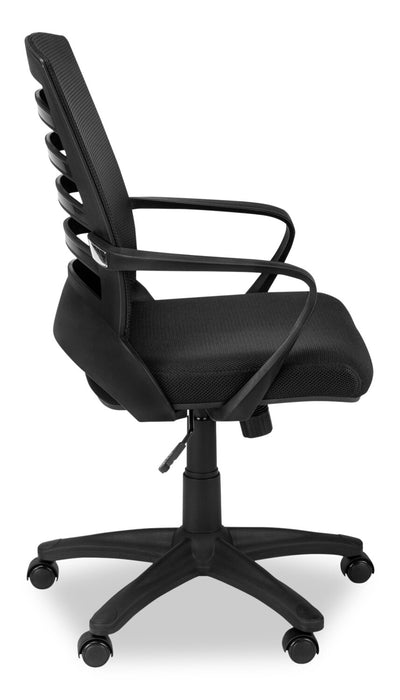 Chaise de bureau Felton de 24 po - mailles noires