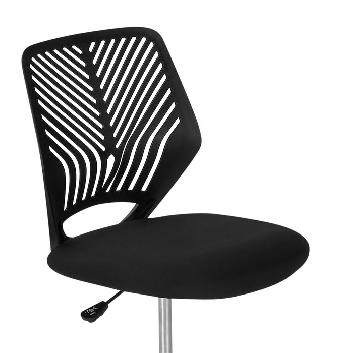 Chaise de bureau Luke de 20 po pour enfants - noire