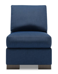  Fauteuil sans accoudoirs Track de la collection Sofa Lab - Pax Navy 