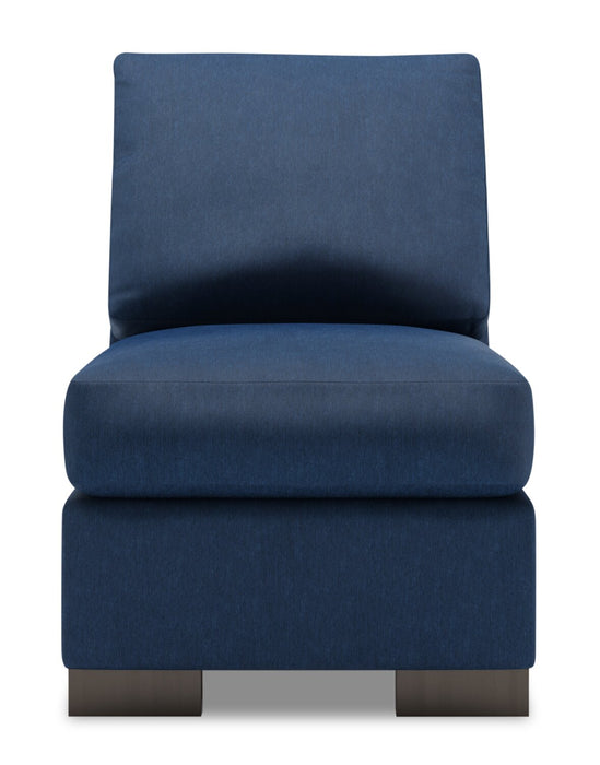 Fauteuil sans accoudoirs Track de la collection Sofa Lab - Pax Navy