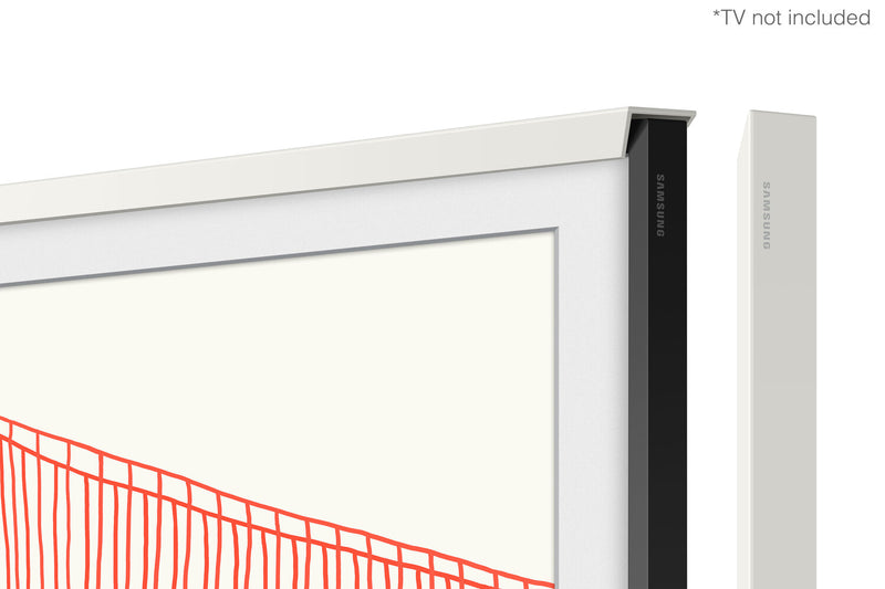 Cadre personnalisable Samsung pour téléviseur The Frame 43\" - Blanc moderne
