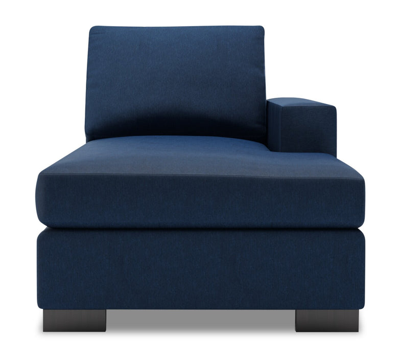 Fauteuil long de gauche Track de la collection Sofa Lab - Pax Navy