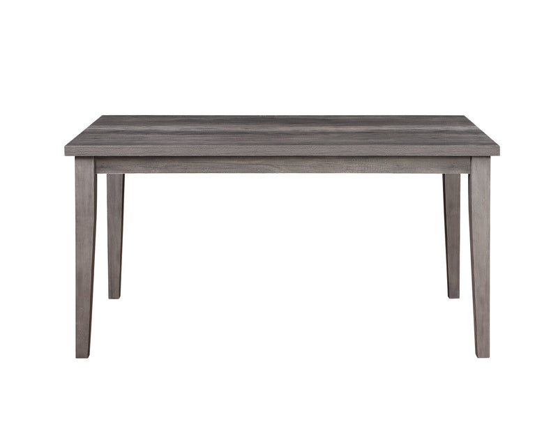 Ensemble de salle à manger Krew 5 pièces en mélamine avec table de 60 po (L) et 4 chaises - gris