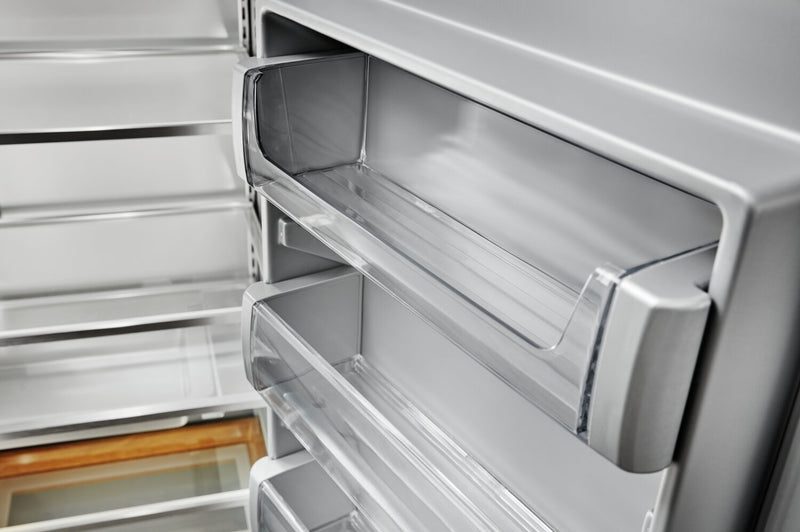 Réfrigérateur KitchenAid de 30 pi³ et de 48 po à compartiments juxtaposés - panneau personnalisable - KBSN708MPA