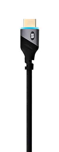  Câble HDMI haute vitesse Monster 4K de 6 pieds avec lumière DEL bleue - MHV1-1028-BLU 