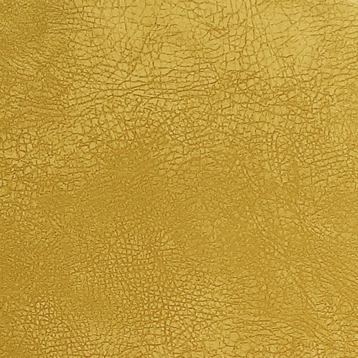 Tabouret Bay de Kort & Co. de hauteur comptoir en tissu de cuir végétalien et en métal avec siège pivotant - moutarde