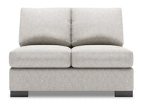  Causeuse sans accoudoirs Track de la collection Sofa Lab - Luxury Silver 