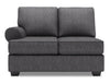 Causeuse de gauche Roll de la collection Sofa Lab - Luxury Charcoal