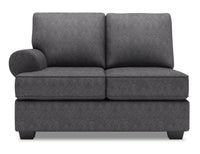 Causeuse de gauche Roll de la collection Sofa Lab - Luxury Charcoal
