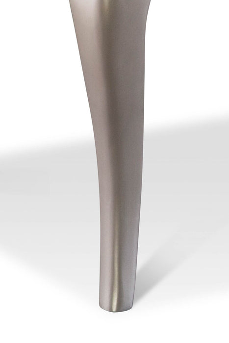 Table de salle à manger Diva de 66 po à 84 po (L) avec rallonge - gris argenté