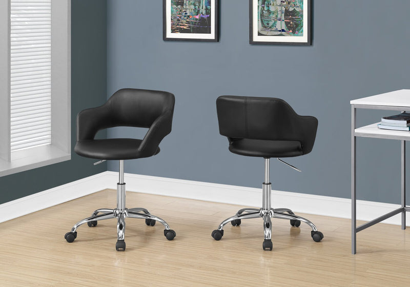 Chaise de bureau Graeme de 22,5 po - noire 