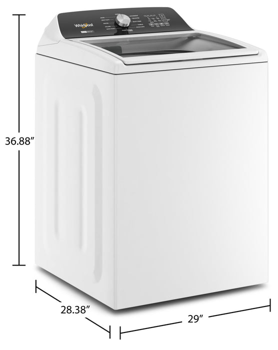 Laveuse Whirlpool à chargement par le haut de 5,4 pi³ - blanche - WTW5057LW