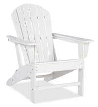  Chaise Adirondack Bask pour la terrasse à l’extérieur - plastique à haute densité, résistante aux rayons UV et aux intempéries - blanche