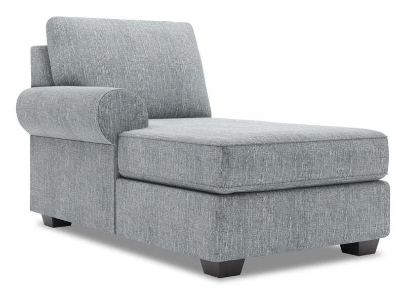 Fauteuil long de droite Roll de la collection Sofa Lab - Luna Pewter