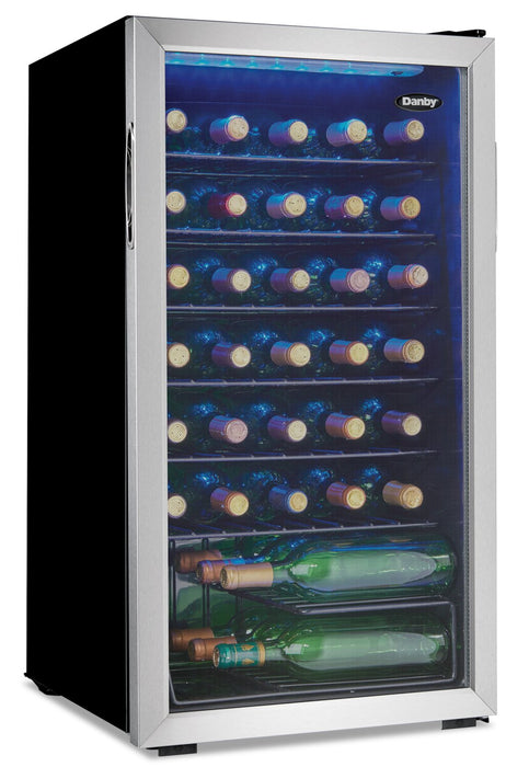 Refroidisseur à vin Danby de 3,3 pi³ et de 17,5 po à 1 porte - acier inoxydable - DWC036A1BSSDB-6
