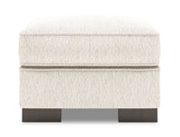  Pouf Track de Sofa Lab de 24 po fabriqué au Canada en tissu de chenille - beige Luxury Sand 