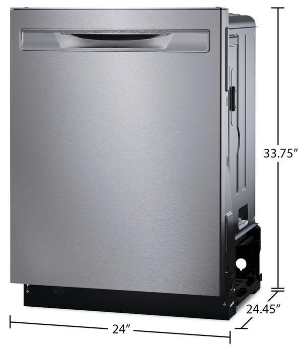 Lave-vaisselle encastré Frigidaire Gallery de 24 po et de 47 dBA avec commandes sur le dessus - acier inoxydable Smudge-ProofMC - GDSP4715AF 