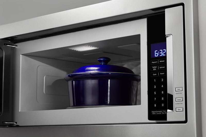 Four à micro-ondes encastré KitchenAid de 1,1 pi3 avec cuisson à 900 W - acier inoxydable - YKMBT5011KS