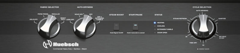 Sécheuse à gaz Huebsch de 7 pi³ avec vapeur - DR5102WG