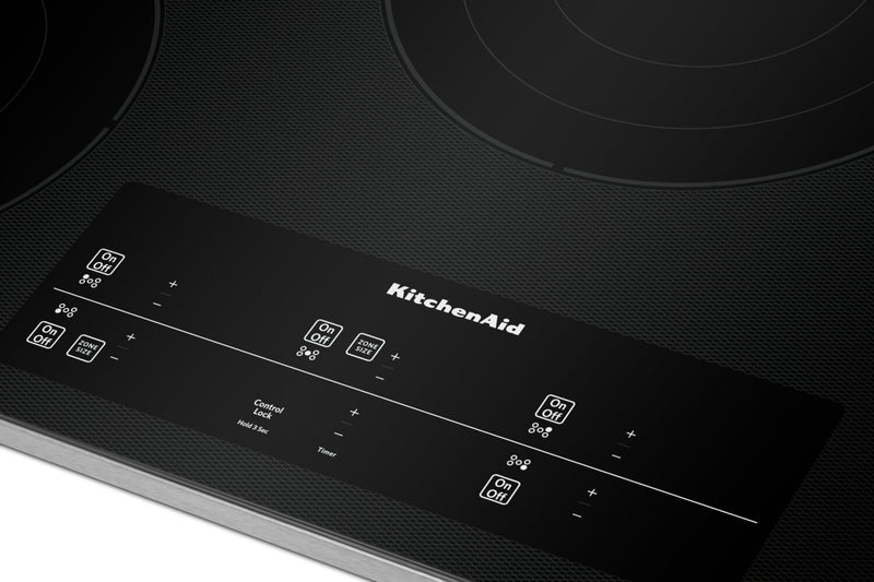 Surface de cuisson électrique KitchenAid de 36 po à 5 éléments - acier inoxydable - KCES956KSS