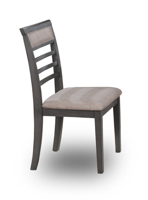 Ensemble de salle à manger Sage 5 pièces avec table de 48 po (L) et 4 chaises - gris