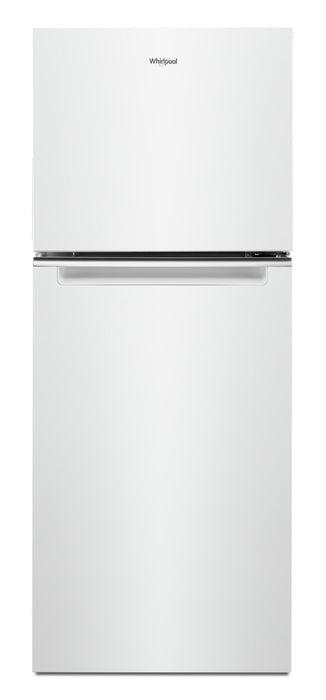 Réfrigérateur Whirlpool de 11,6 pi³ et de 24 po à congélateur supérieur - blanc - WRT112CZJW