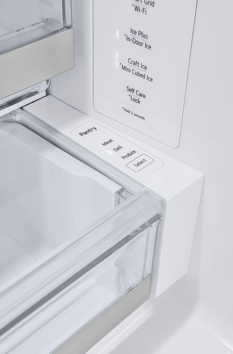 Réfrigérateur LG de 31 pi³ et de 36 po à portes françaises de profondeur standard MAXMC - acier inoxydable Smudge-ProofMD - LRYXS3106S