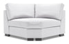 Fauteuil courbé en coin Track de la collection Sofa Lab - Pax Ice