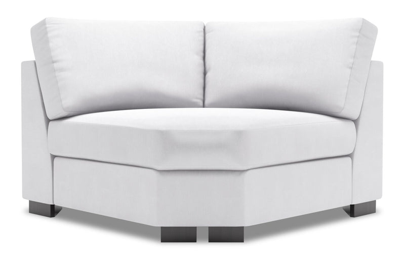 Fauteuil courbé en coin Track de la collection Sofa Lab - Pax Ice