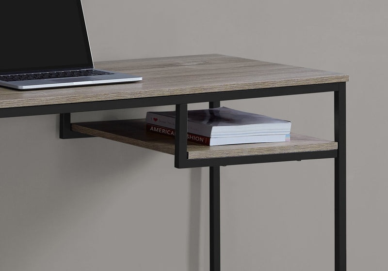 Bureau Franzie de 48 po avec tablette - taupe