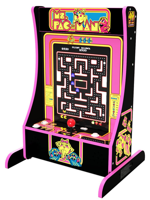 Borne d'arcade de fête portative édition 40e anniversaire MS.PAC-MANMC de Arcade1up