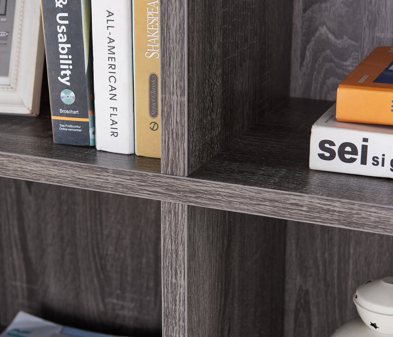 Bibliothèque Oscar Owen de 36 po avec tiroir et 6 tablettes - grise