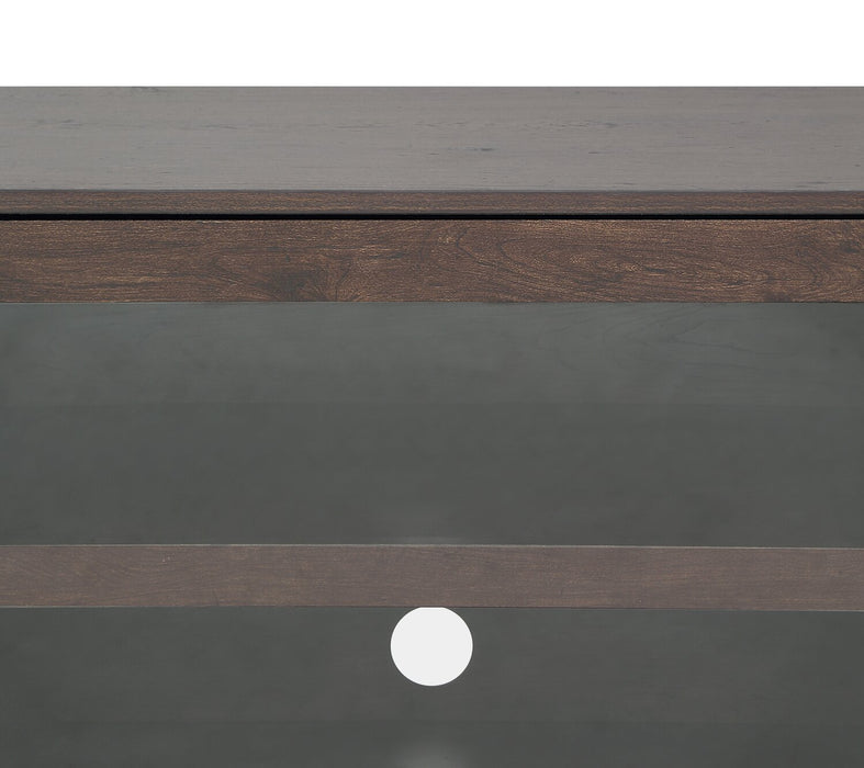 Meuble pour téléviseur moderne Jacob de 60 po avec rangement et système de gestion des câbles pour téléviseurs jusqu’à 65 po - espresso