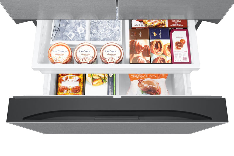 Réfrigérateur Samsung de 31 pi³ et de 36 po pleine profondeur à portes françaises - acier inoxydable - RF32CG5400SRAA