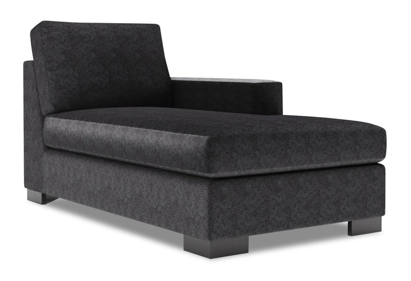 Fauteuil long de gauche Track de la collection Sofa Lab - Luxury Charcoal