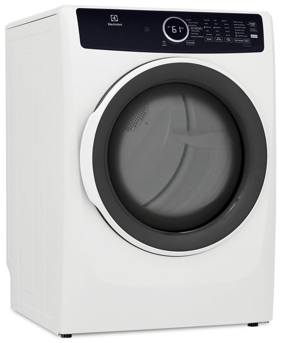 Sécheuse à gaz Electrolux de 8 pi³ avec vapeur - blanche - superposable - ELFG7437AW