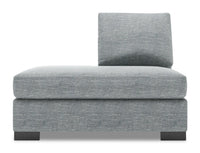  Rallonge pour fauteuil long de gauche Track de la collection Sofa Lab - Luna Pewter 