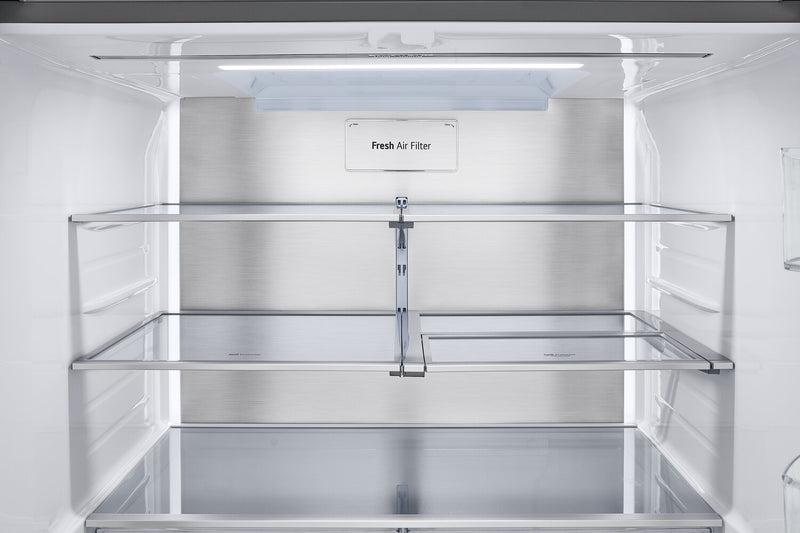 Réfrigérateur LG de 31 pi³ et de 36 po à portes françaises de profondeur standard MAXMC - acier inoxydable Smudge-ProofMD - LRYKS3106S