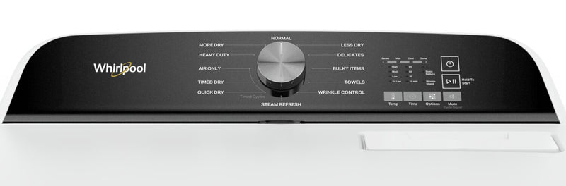 Sécheuse électrique Whirlpool de 7 pi³ - blanche - YWED6150PW