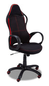 Fauteuil de jeu Skylar de 26,5 po - noir et rouge