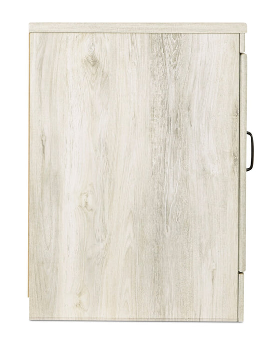 Meuble pour téléviseur rustique Bellaby de 63 po avec rangement et système de gestion des câbles pour téléviseurs jusqu’à 70 po - blanchi