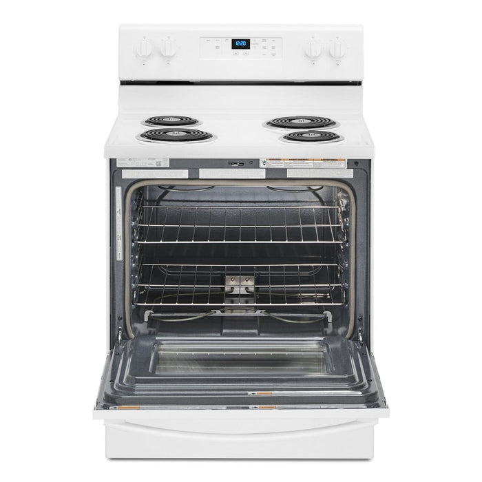 Cuisinière électrique Whirlpool de 4,8 pi³ avec autonettoyage - blanche - YWFC315S0JW