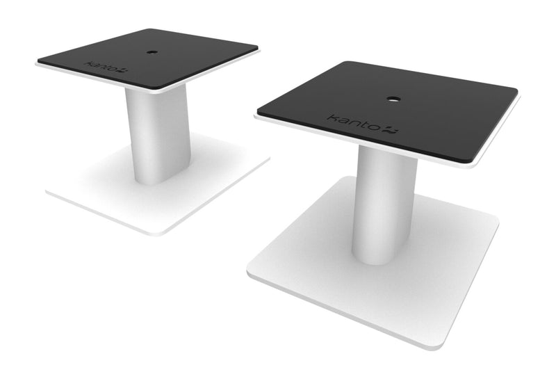 Ensemble de support SP6HD de Kanto pour haut-parleurs de 6 po avec système de gestion des câbles intégré - blanc