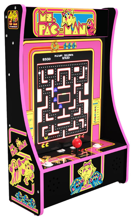 Borne d'arcade de fête portative édition 40e anniversaire MS.PAC-MANMC de Arcade1up