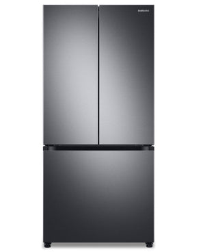 Réfrigérateur Samsung de 24,5 pi³ et de 33 po à portes françaises avec zone de boissons Beverage CenterMC et pichet d’eau à remplissage automatique - acier inoxydable noir - RF25C5551SG/AA